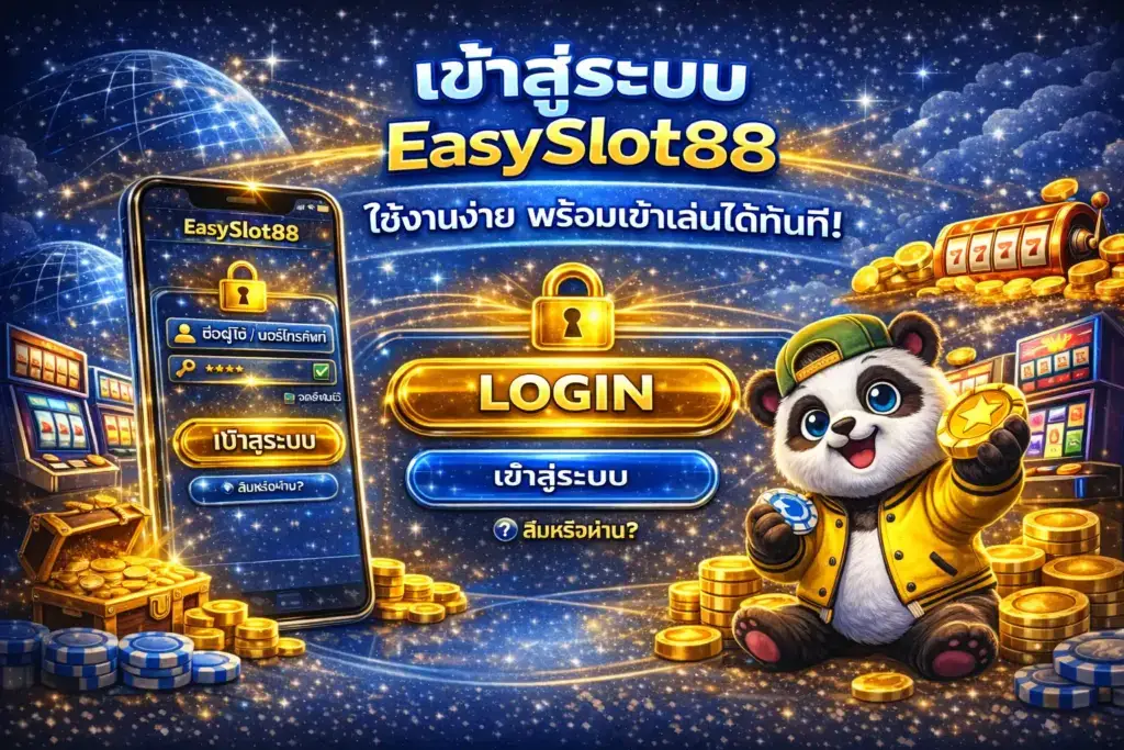 เข้าสู่ระบบ easyslot88 ใช้งานง่าย พร้อมเข้าเล่นได้ทันที